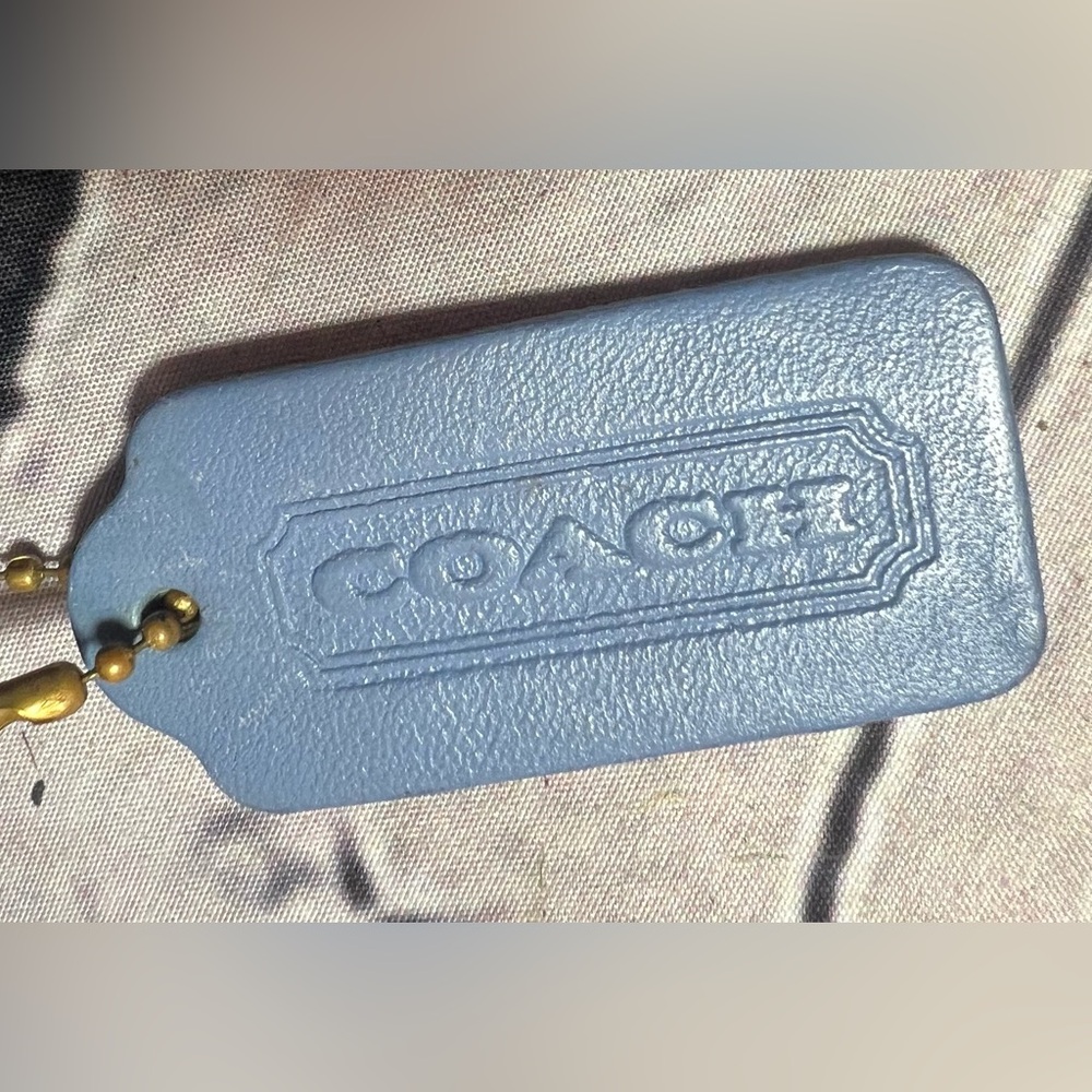 Vintage Coach 9023 Winnie Bag RARE🩵PERIWINKLE BLUE🩵Made in ‘97 Only NICE! - Picture 14 of 14
